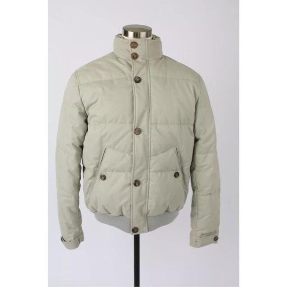 2,560 GUCCI Tom Ford Era Quilted Down Puffer Jacket Sz 54/44 Beige